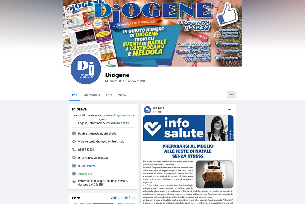 Diogene news Facebook