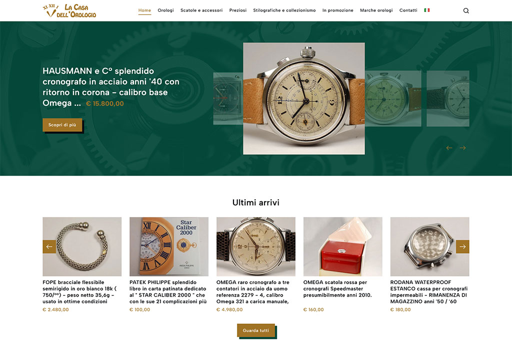 sito web vendita orologi online