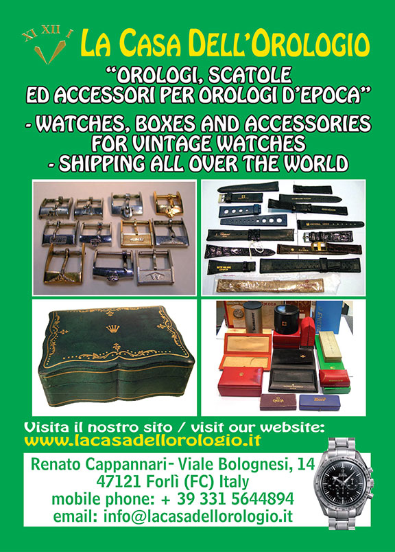 volantino negozio di orologi